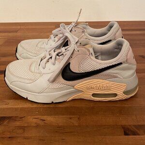 Nike Air Max Black, Gray, Dusty Rose Women's Size 8